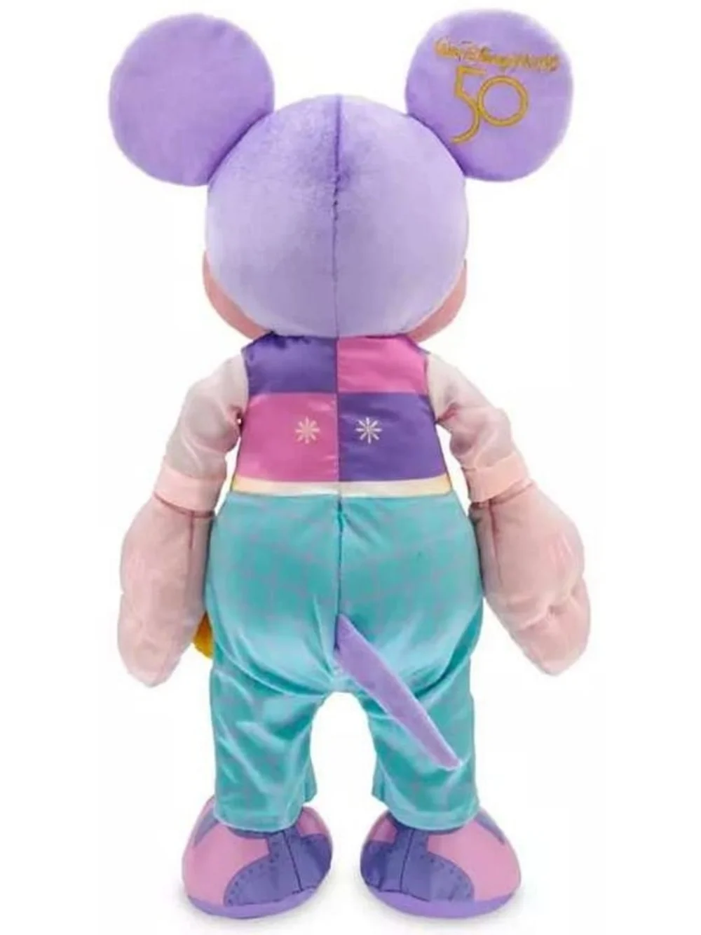 Disney Plush Mickey Mouse in Lavender, Pink & Teal Pastels